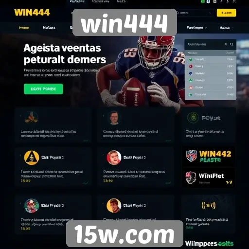 Avaliação das funcionalidades do site win444